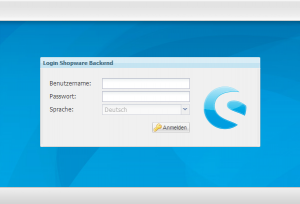 Shopware 3.5 Login